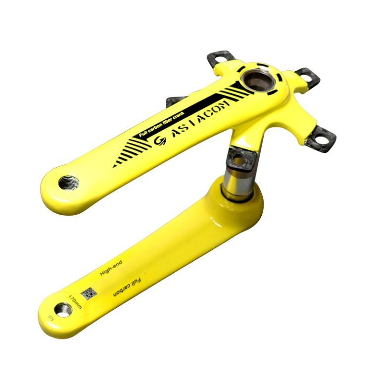 ASIACOM Bike Carbon Crank 175 MM 130BCD Road Bicycle Crank