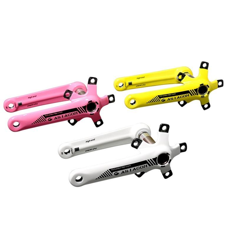 ASIACOM Bike Carbon Crank 175 MM 130BCD Road Bicycle Crank