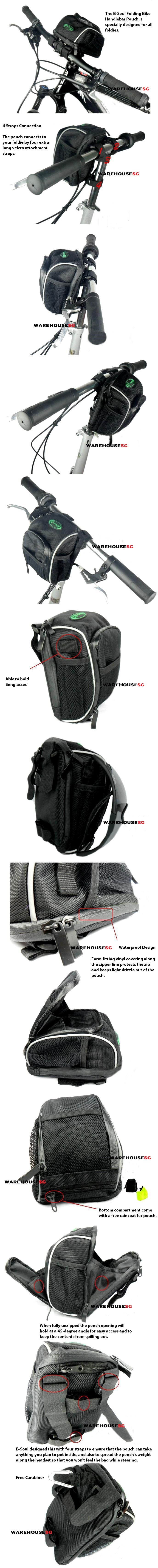 B-Soul Handlebar Pouch Bag