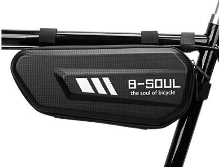 B-SOUL Waterproof Bike Triangle Bag Hard Shell Bicycle Tube Frame Bag MTB Road Cycling Pannier Pouch Bag 5.0