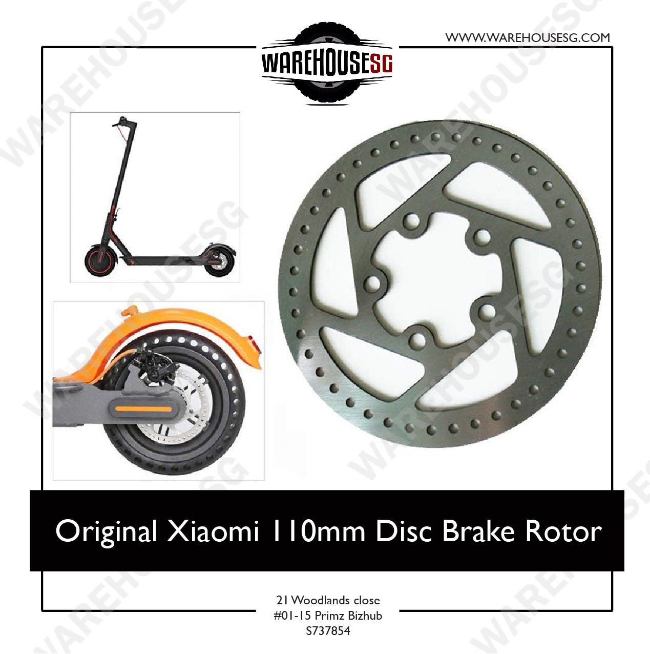 Original Xiaomi 110mm Disc Brake Rotor