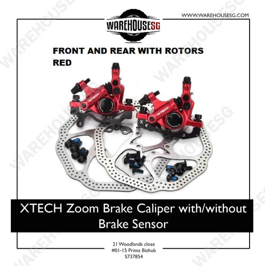 ZOOM Xtech Semi Hydraulic Disc Brake ZOOM Xtech Semi Hydraulic Disc Brake Caliper  for PAB/EBIKE/PMD/ESCOOTER (FREE INSTALLATION)